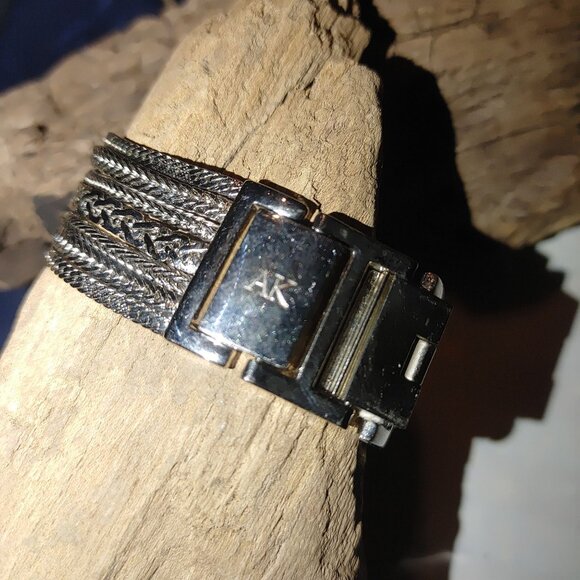 Wristwatch Anne Klein Diamond Accent Silver Tone Bracelet Stainless Steel Back main image 8